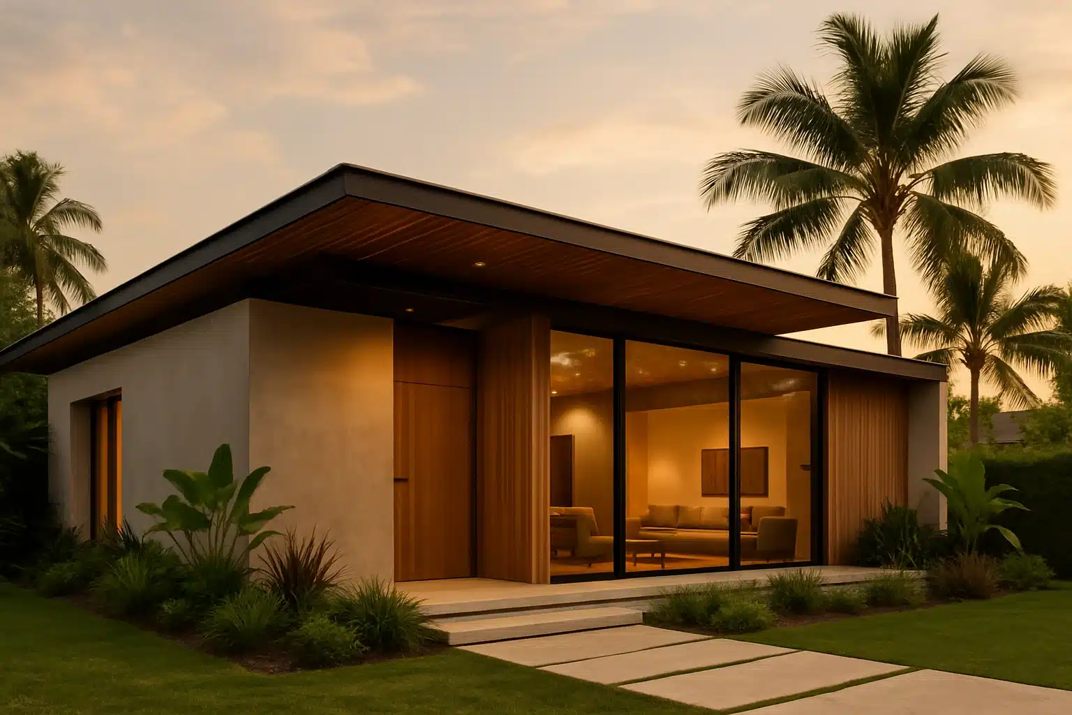 rumah sunset